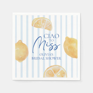 Ciao voor Miss Lemon Bruidsuitnodiging Servet