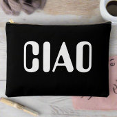Ciao Zwart & Wit Vet Typografie Stijlvol Trendy Etui