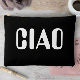 Ciao Zwart & Wit Vet Typografie Stijlvol Trendy Etui