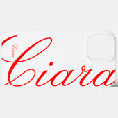 Ciara - mooie iPhone 13 Hoes - personaliseer het (Achterkant (horizontaal))