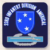 CIB 23 Inf Div (Amerikaans) Bier Onderzetter (Voorkant)