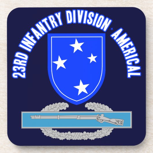 CIB 23 Inf Div (Amerikaans) Bier Onderzetter (Voorkant)