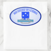 CIB 23 Inf Div (Amerikaans) Ovale Sticker (Tas)
