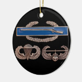 CIB Airborne Air Assault Keramisch Ornament (Links)