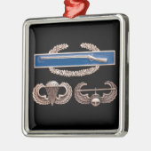 CIB Airborne Air Assault Metalen Ornament (Links)