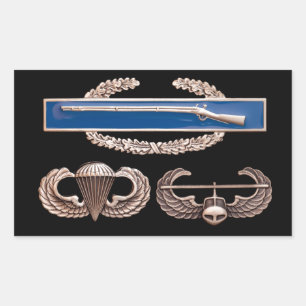 CIB Airborne Air Assault Rechthoekige Sticker