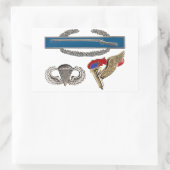 CIB Airborne Pathfinder Rechthoekige Sticker (Tas)