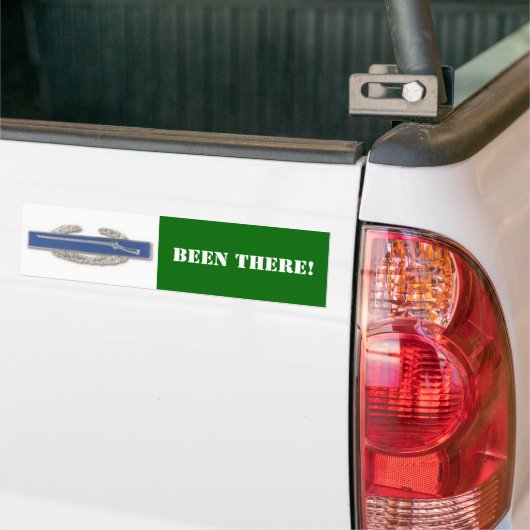 CIB-badge, BEN HIER! Bumpersticker (Op Truck)