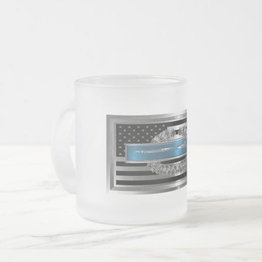 CIB Combat - Combat Infantryman Badge Matglas Koffiemok (Voorkant links)