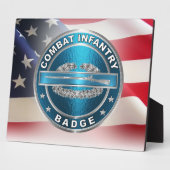 CIB Combat Infantryman Badge Fotoplaat (Zijkant)