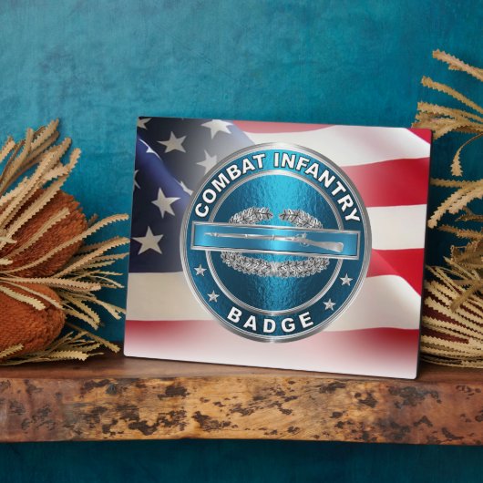 CIB Combat Infantryman Badge Fotoplaat (Zijkant)