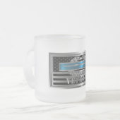 CIB Combat Veteran Combat Infantryman Badge Matglas Koffiemok (Voorkant links)