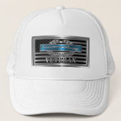 CIB Combat Veteran - Combat Infantryman Badge Trucker Pet (Voorkant)