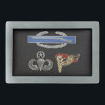 CIB Master Airborne Pathfinder Gesp<br><div class="desc">Originele foto van een Combat Infanteriebadge (CIB) Master Airborne and Pathfinder badges</div>
