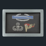 CIB Master Airborne Pathfinder Gesp<br><div class="desc">Originele foto van een Combat Infanteriebadge (CIB) Master Airborne and Pathfinder badges</div>