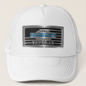 CIB Veteran met Combat Star Trucker Pet (Voorkant)