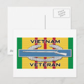 CIB Vietnam Veteraan Briefkaart (Voorkant / Achterkant)