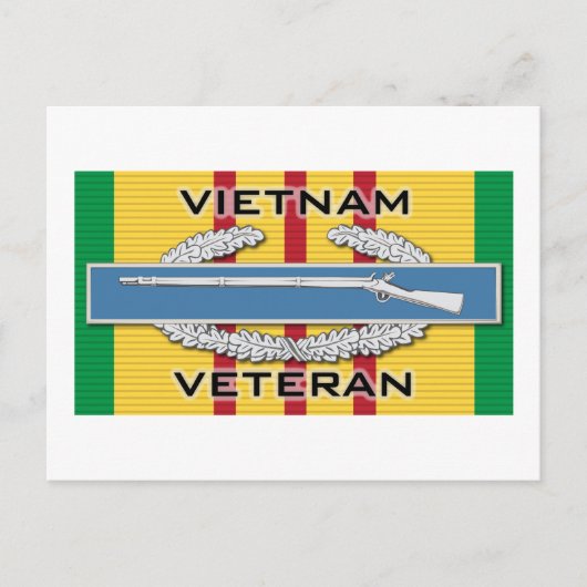 CIB Vietnam Veteraan Briefkaart (Voorkant)