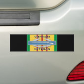 CIB Vietnam Veteraan Bumpersticker (Op auto)