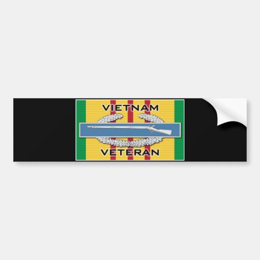 CIB Vietnam Veteraan Bumpersticker (Voorkant)