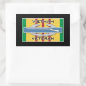 CIB Vietnam Veteraan Rechthoekige Sticker (Tas)