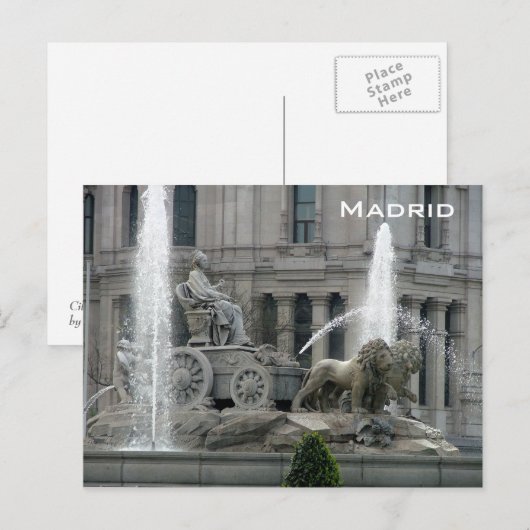 Cibeles Briefkaart (Voorkant / Achterkant)