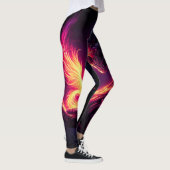 Ciber Futuristische Robot Phoenix Vuur Geest Leggings (Rechts)