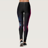 Ciber Futuristische Robot Phoenix Vuur Geest Leggings (Achterkant)