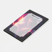 Ciber Futuristische Robot Phoenix Vuur Geest Post-it® Notes (Schuin)