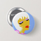 Cibermujer Ronde Button 5,7 Cm (Voorkant /achterkant)