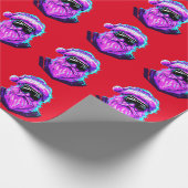 Ciberpunk Santa 2 Cadeaupapier (Hoek)