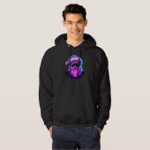 Ciberpunk Santa 2 Hoodie (Voorkant volledig)
