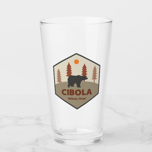 Cibola National Forest Beer Glas (Voorkant)