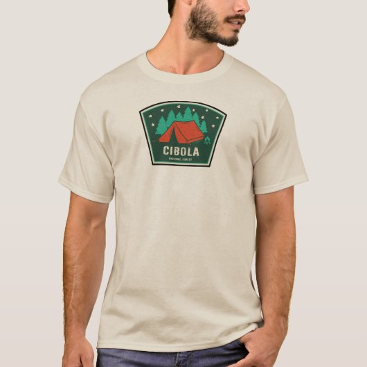 Cibola National Forest Camping T-shirt (Voorkant)