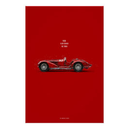 CiC Alfa Romeo 8C Perfect Poster