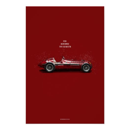 CiC Alfa Romeo Tipo 158 Alfetta Perfect Poster (Voorkant)