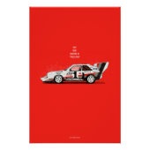 CiC Audi Quattro S1 Perfect Poster (Voorkant)