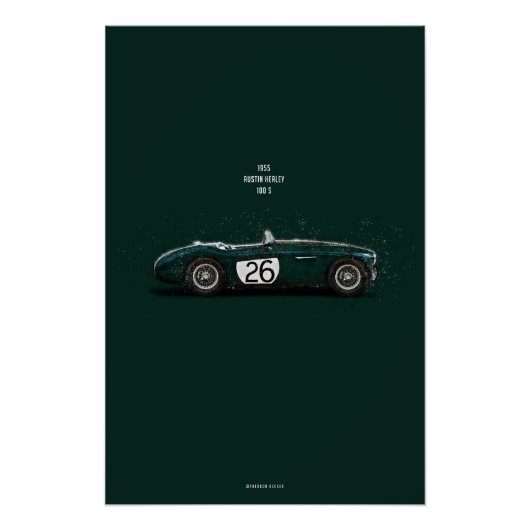 CiC Austin Healey 100S Perfect Poster (Voorkant)