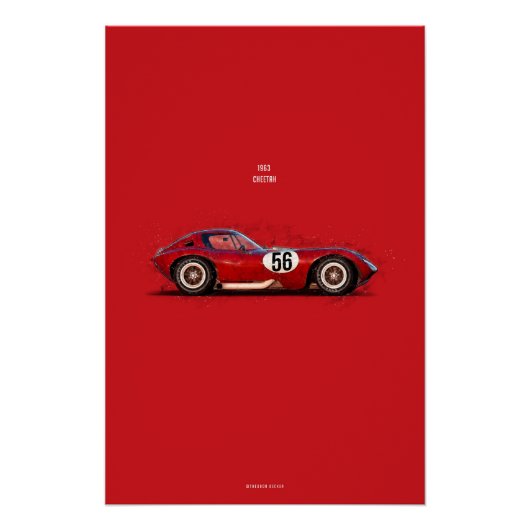 CiC Cheetah V8 Perfect Poster (Voorkant)