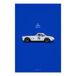 CiC Corvette C1 Perfect Poster