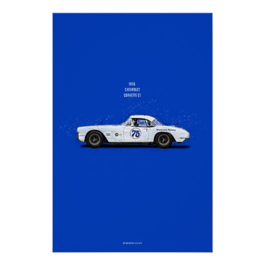 CiC Corvette C1 Perfect Poster (Voorkant)