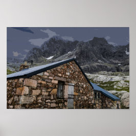 CIC Hut, Ben Nevis, Schotland Poster