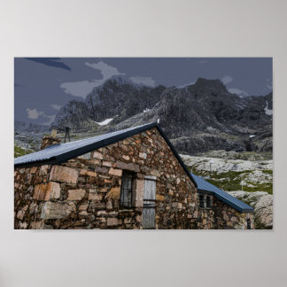 CIC Hut, Ben Nevis, Schotland Poster