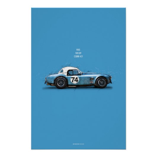 CiC Shelby Cobra Hardtop Perfect Poster (Voorkant)