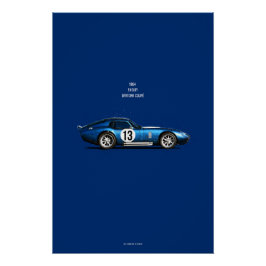 CiC Shelby Daytona Coupe Perfect Poster