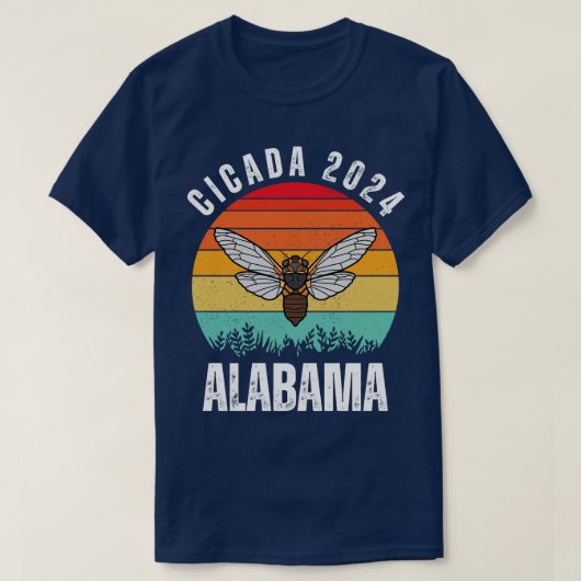 Cicada 2024 Alabama T-shirt (Design voorkant)