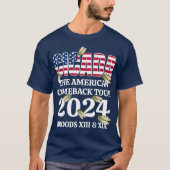 CICADA Amerikaanse Comeback Tour 2024 T-shirt (Voorkant)