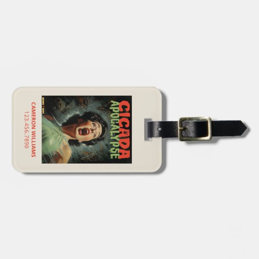 Cicada Apocalypse 2024 Bagagelabel (Voorkant horizontaal)