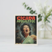 Cicada Apocalypse 2024 Briefkaart (Staand voorkant)