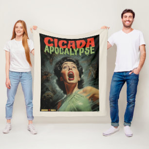 Cicada Apocalypse 2024 Fleece Deken
